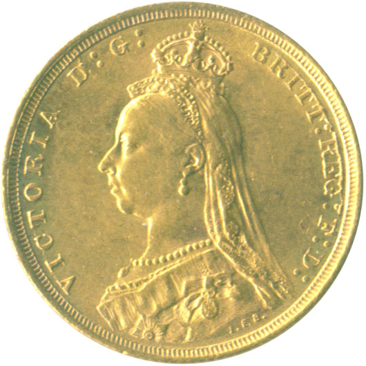 18xx_victoria_1s_au_obverse